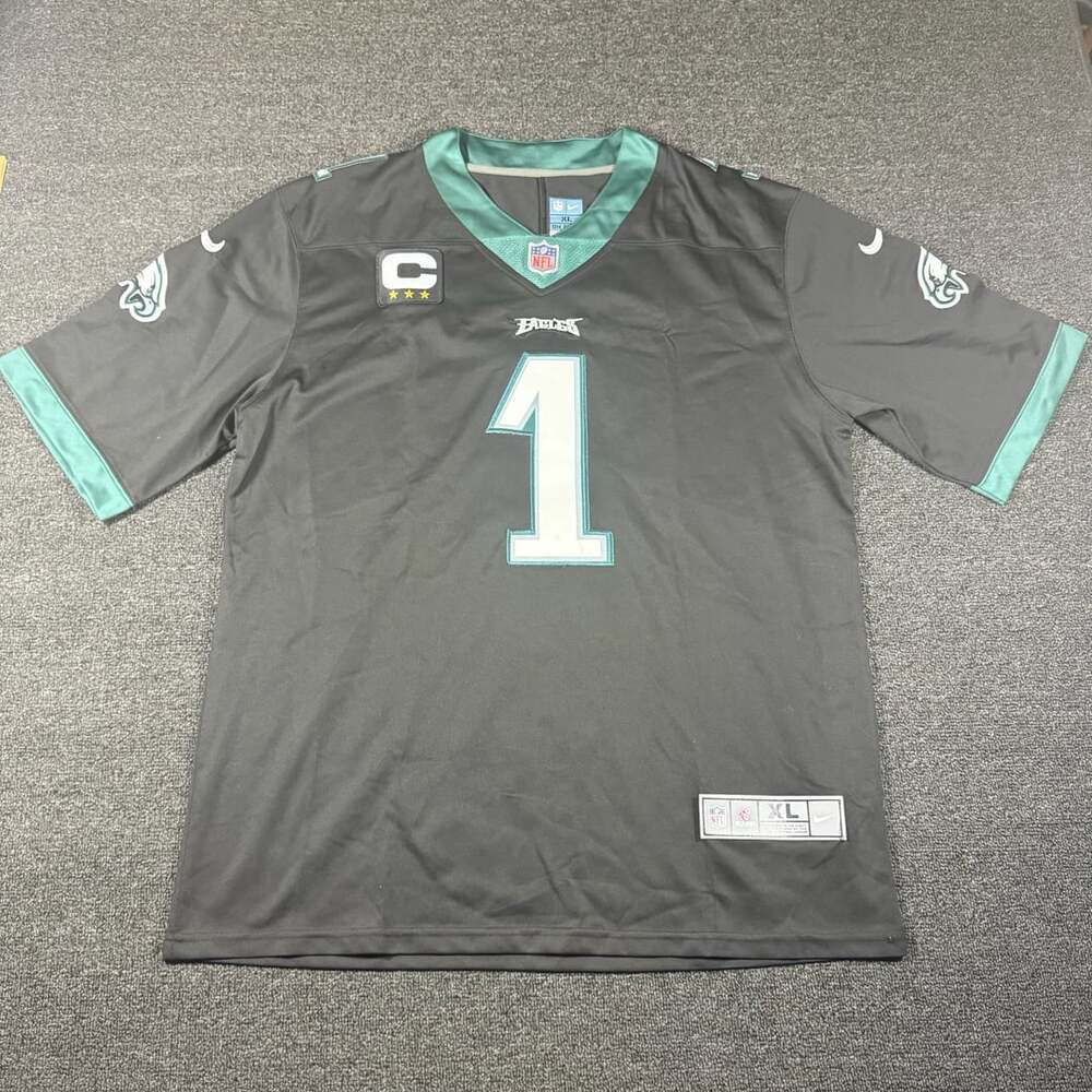 Nike Philadelphia Eagles Jalen Hurts Size XL Black Jersey